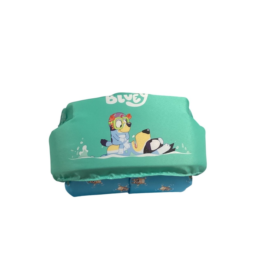Bluey‎ Life Jacket Puddle Jumper Kids Swim Vest Teal Blue Flotation Device